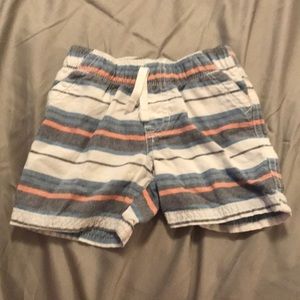 6 months striped shorts